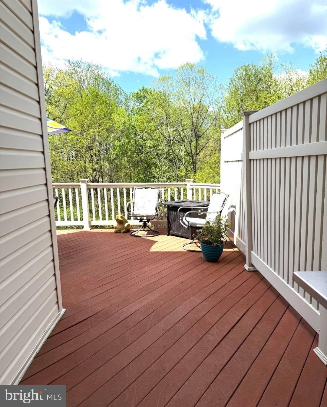 9729 Morningview Circle, Unit 9729 Perry Hall, MD 21128 - Photo 29 of 30 Deck backs to a wooded vista.