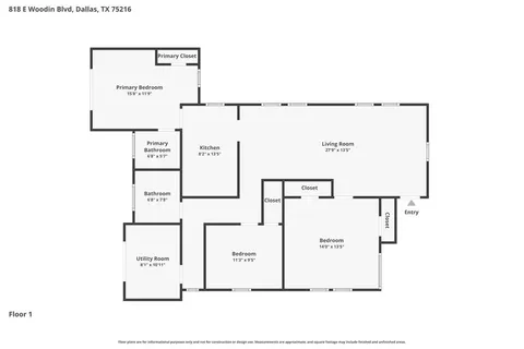 $275,000 | 818 East Woodin Boulevard, Dallas, TX 75216