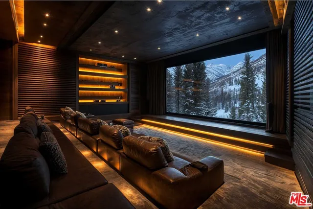 a room with furniture and window