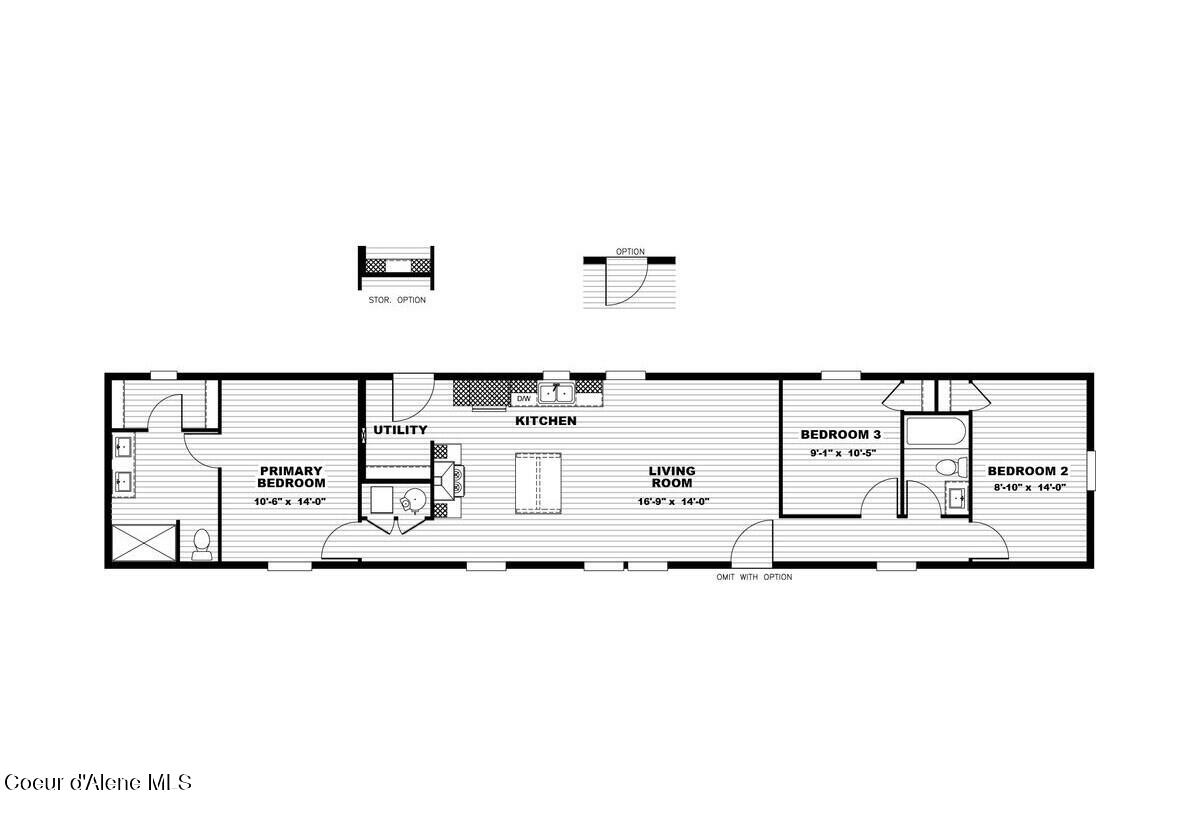 195 Davis Road Sagle, ID 83860 - Photo 22 of 22 SWEET CAROLINE Floor Plan