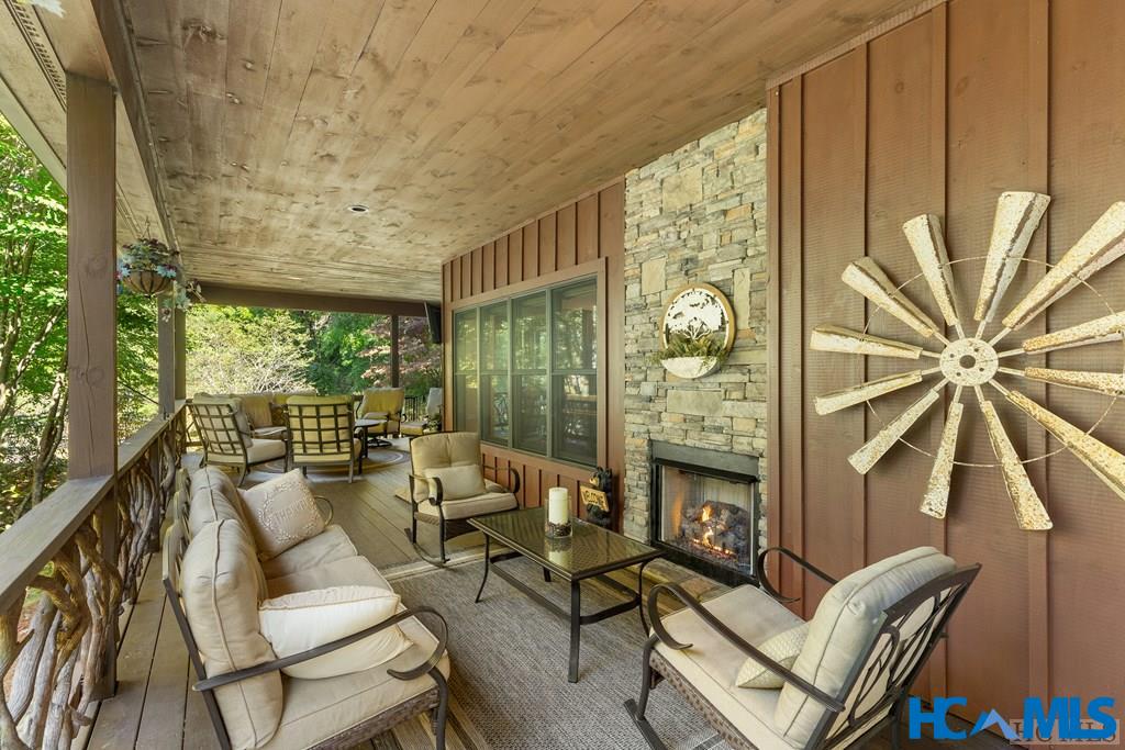 1857 Pilot Knob Road Tuckasegee, NC 28783 - Photo 29 of 44 Outside Fireplace