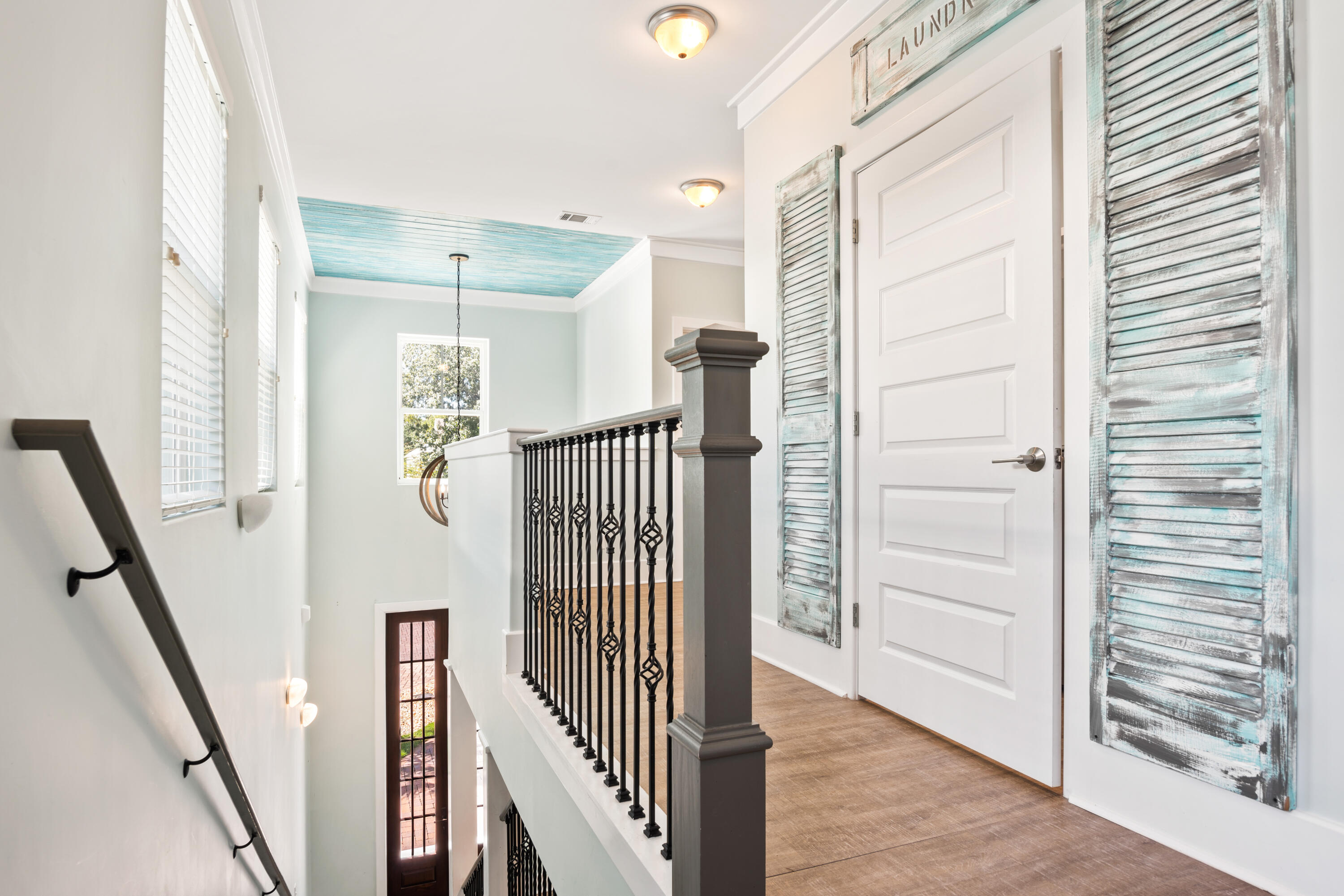160 Rearden Way Santa Rosa Beach, FL 32459 - Photo 13 of 46 a view of a hallway with a door and stairs