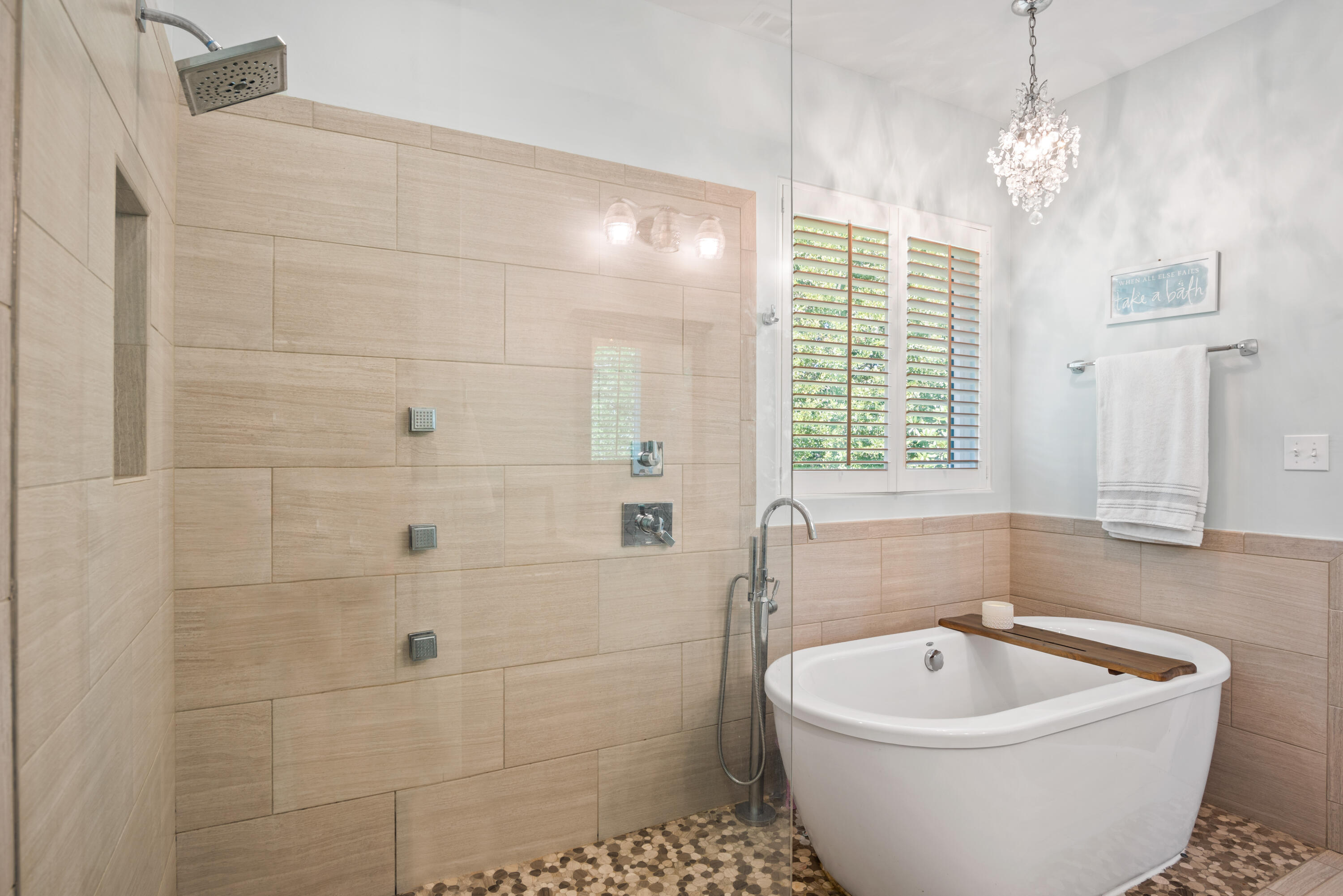 160 Rearden Way Santa Rosa Beach, FL 32459 - Photo 26 of 46 a large tub sitting next to a blue sink