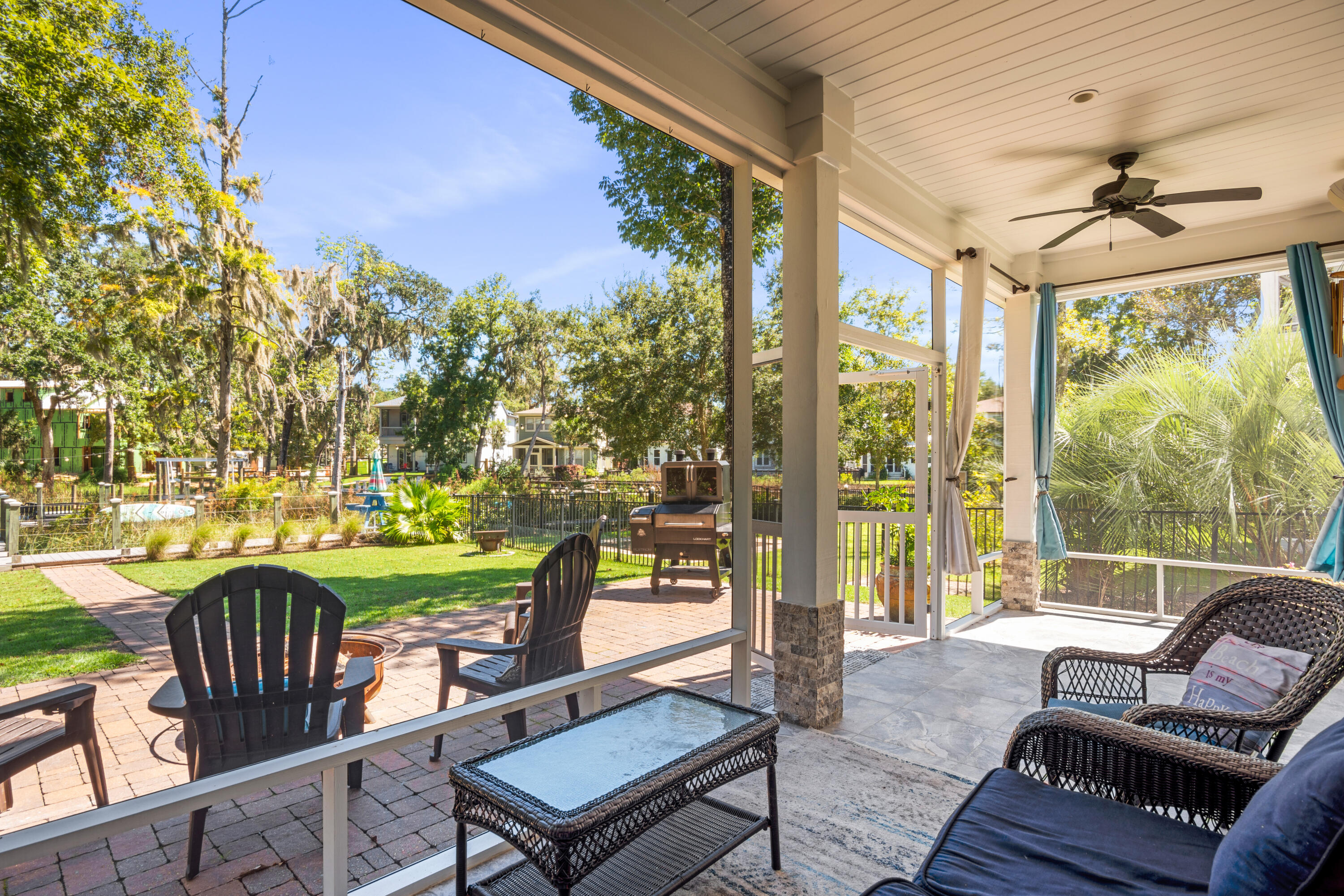 160 Rearden Way Santa Rosa Beach, FL 32459 - Photo 31 of 46 a outdoor living space with furniture and garden view