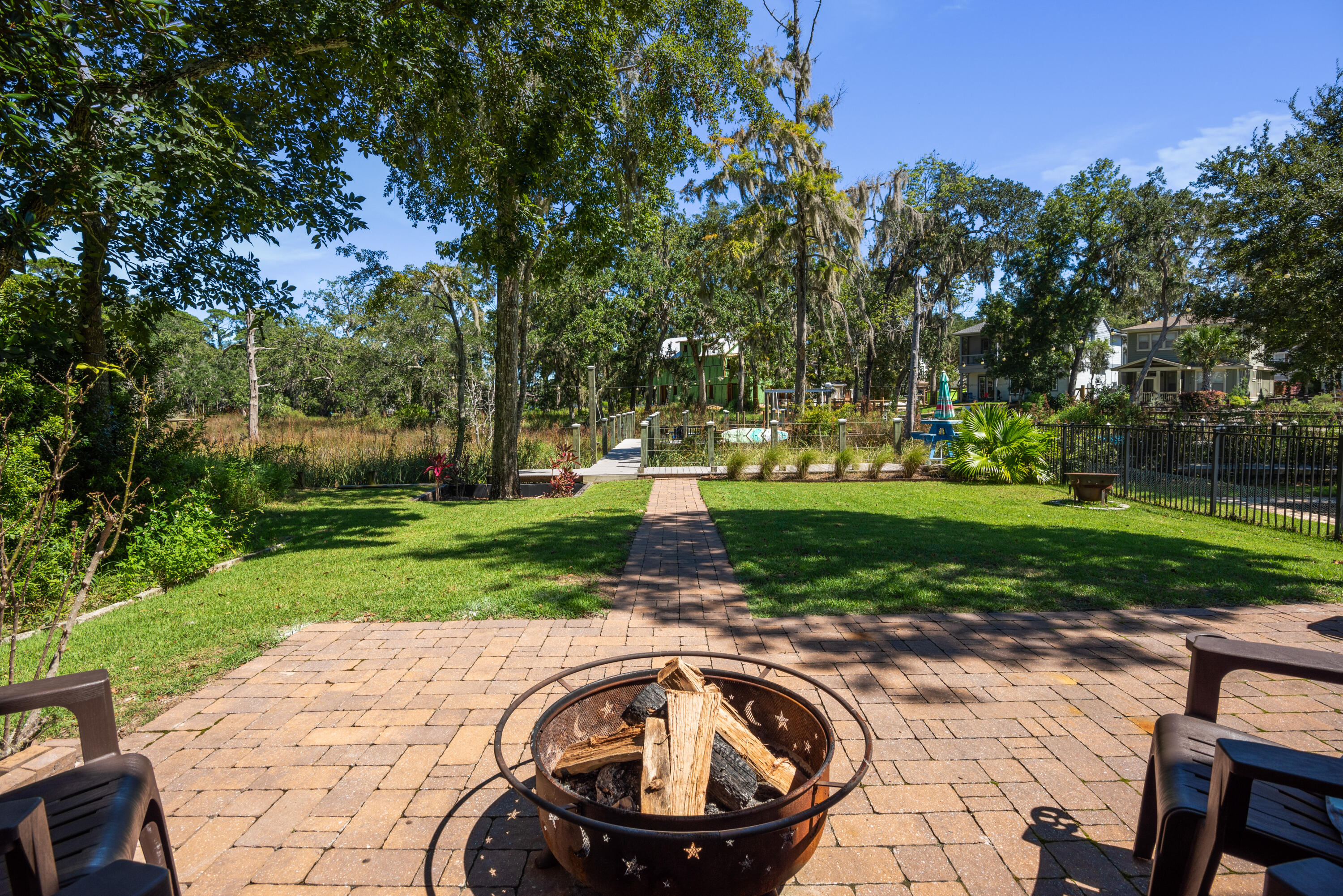 160 Rearden Way Santa Rosa Beach, FL 32459 - Photo 35 of 46 a view of backyard with swimming pool and green space