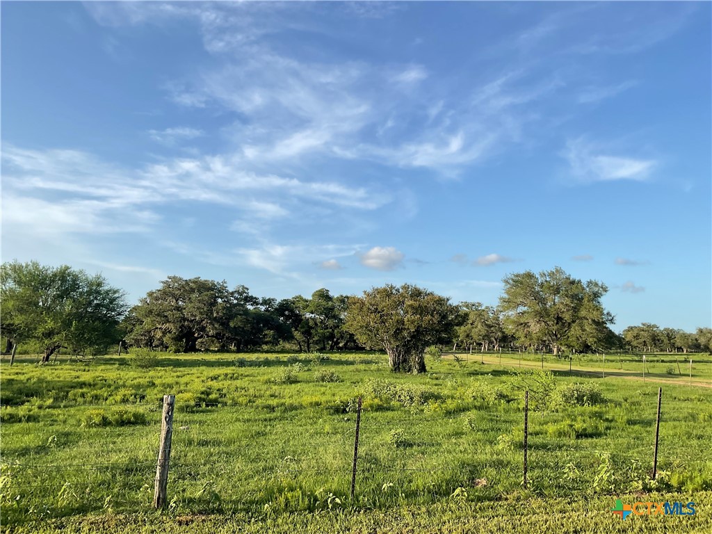 2826 Cattle Guard Road Cuero, TX 77954 - Photo 2 of 33 a view of a green field with wooden fence