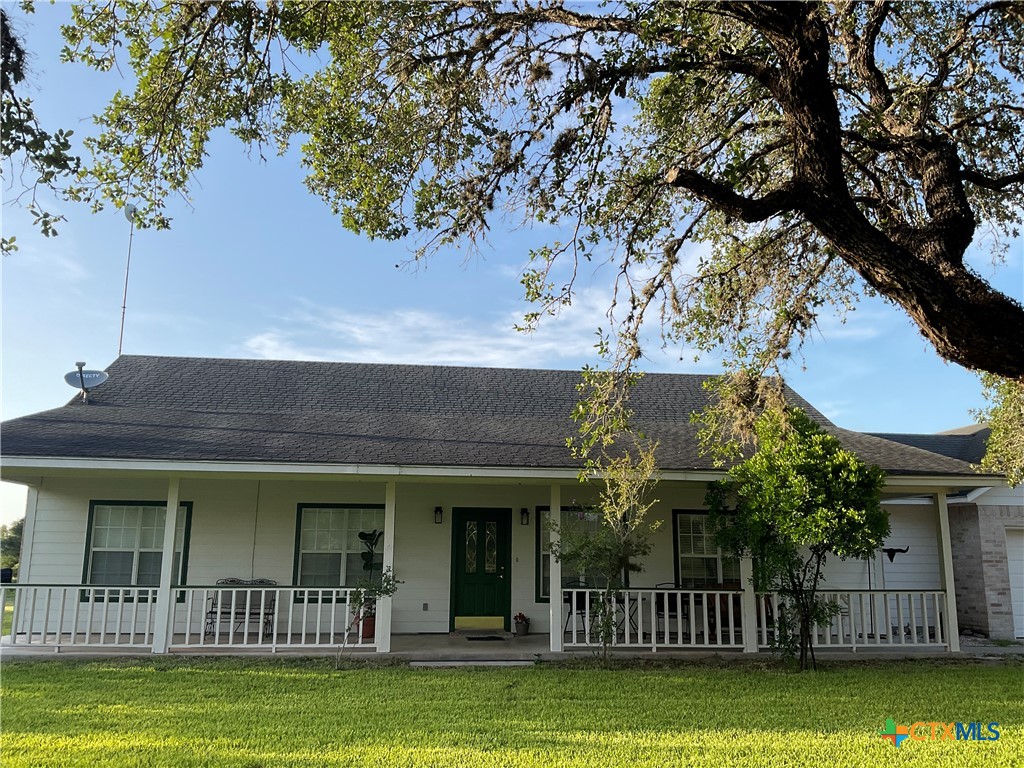 2826 Cattle Guard Road Cuero, TX 77954 - Photo 27 of 33 a view of a house with a swimming pool