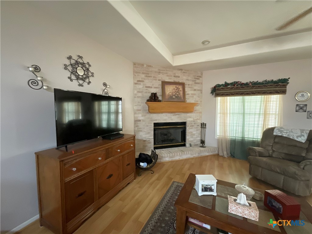 2826 Cattle Guard Road Cuero, TX 77954 - Photo 45 of 48 a living room with furniture and a flat screen tv