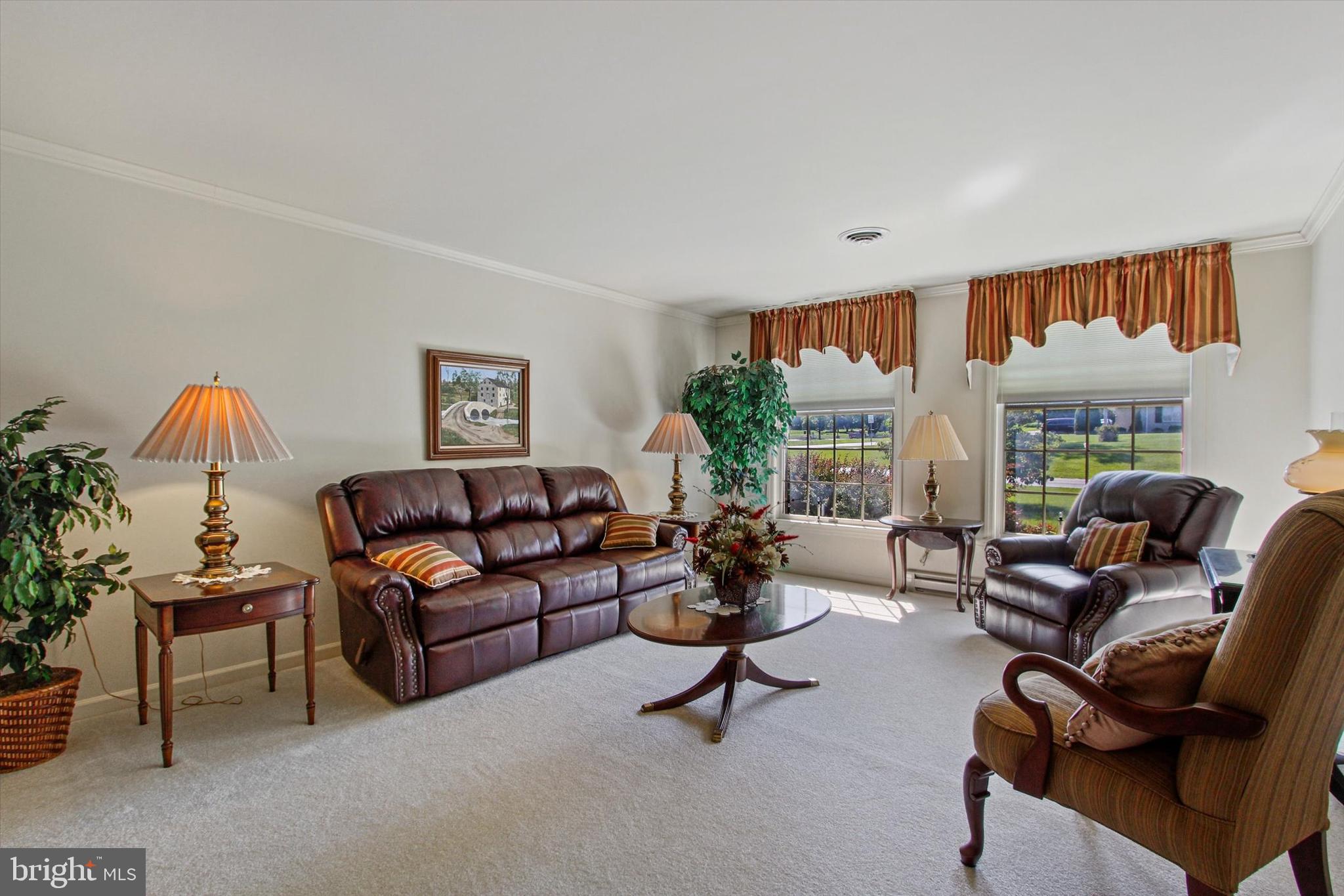 11445 Old Forge Road Waynesboro, PA 17268 - Photo 12 of 42 Living Room with Crown Molding