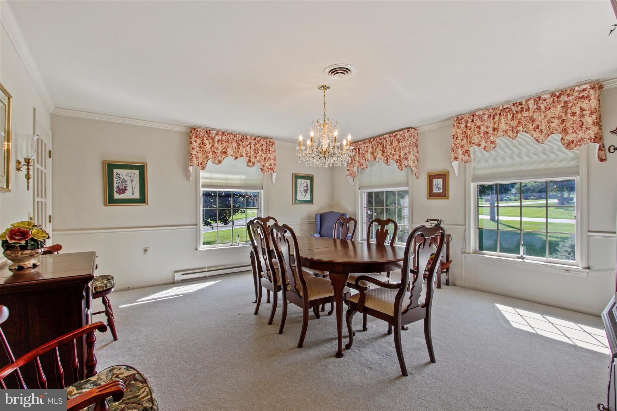 11445 Old Forge Road Waynesboro, PA 17268 - Photo 13 of 42 Dining Room w Crown and Chair Rail Moldings