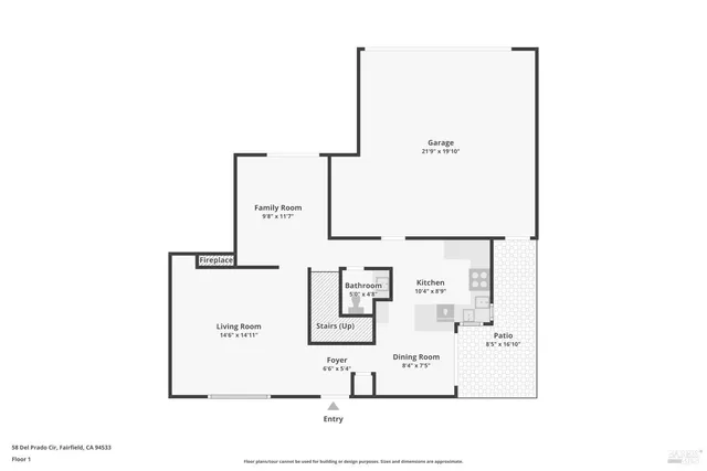 $389,000 | 58 Del Prado Circle, Fairfield, CA 94533