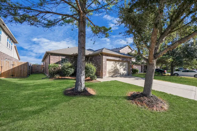 a bird view of a house