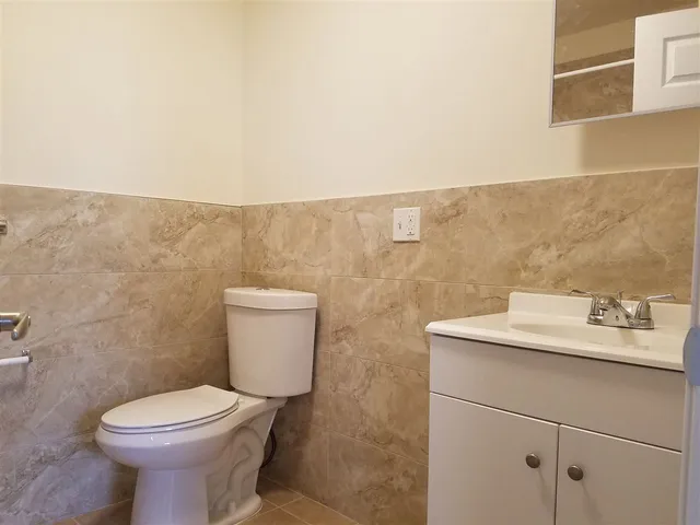 a bathroom with a sink and a toilet