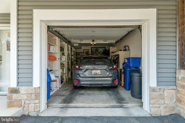 a view of parking garage