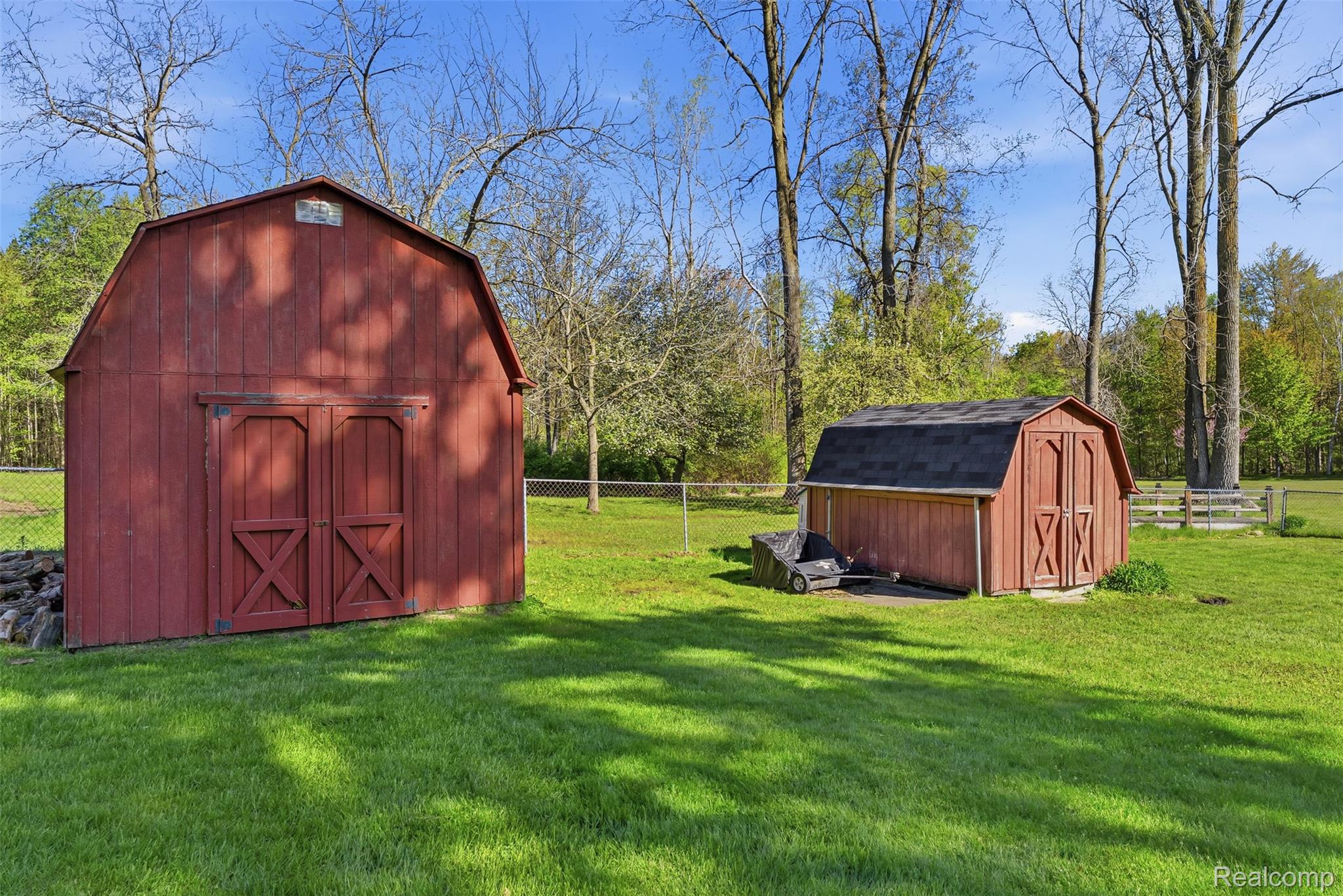 14433 Tuscola Road Clio, MI 48420 - Photo 43 of 43 View of shed with a fenced backyard