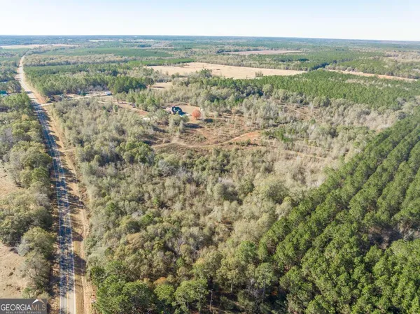 a view of a city with an ocean
