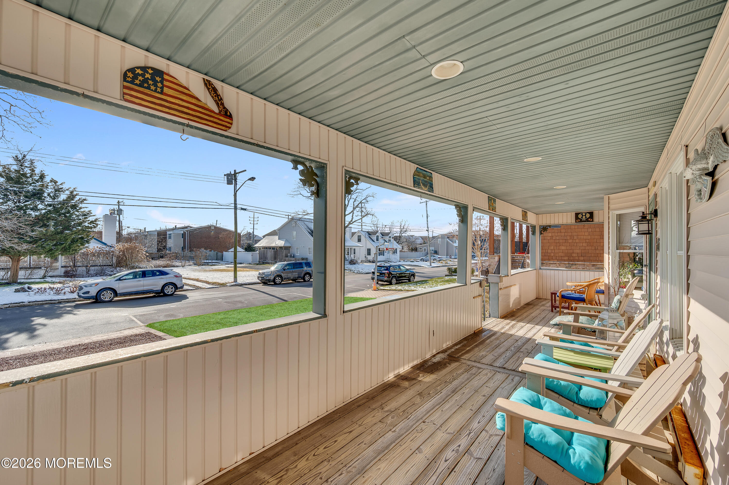 317 Carter Avenue Point Pleasant Beach, NJ 08742 - Photo 33 of 49 a view of a patio with wooden floor