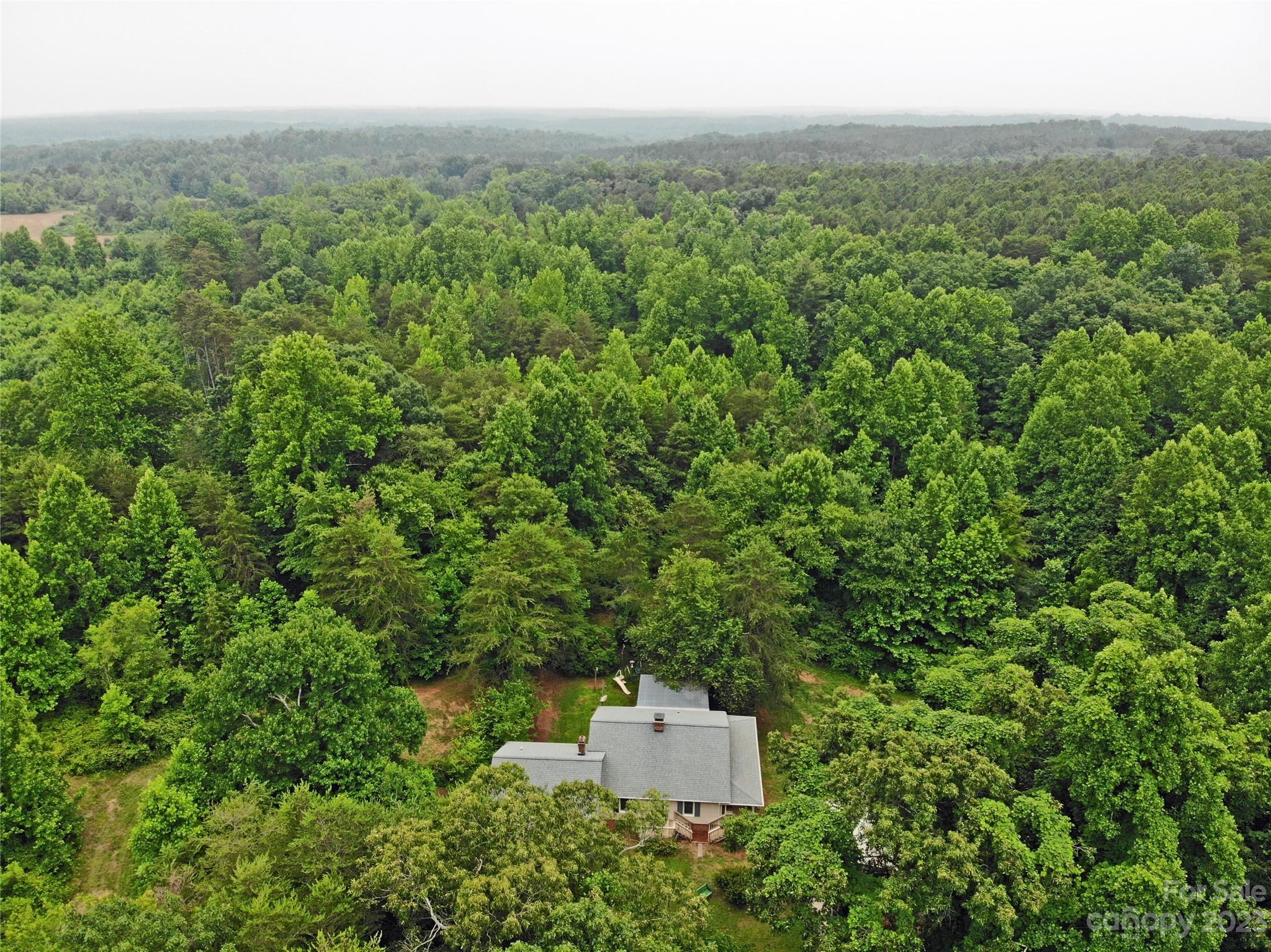 1151 Carpenters Grove Church Road Lawndale, NC 28090 - Photo 33 of 46 an aerial view of a house with a yard