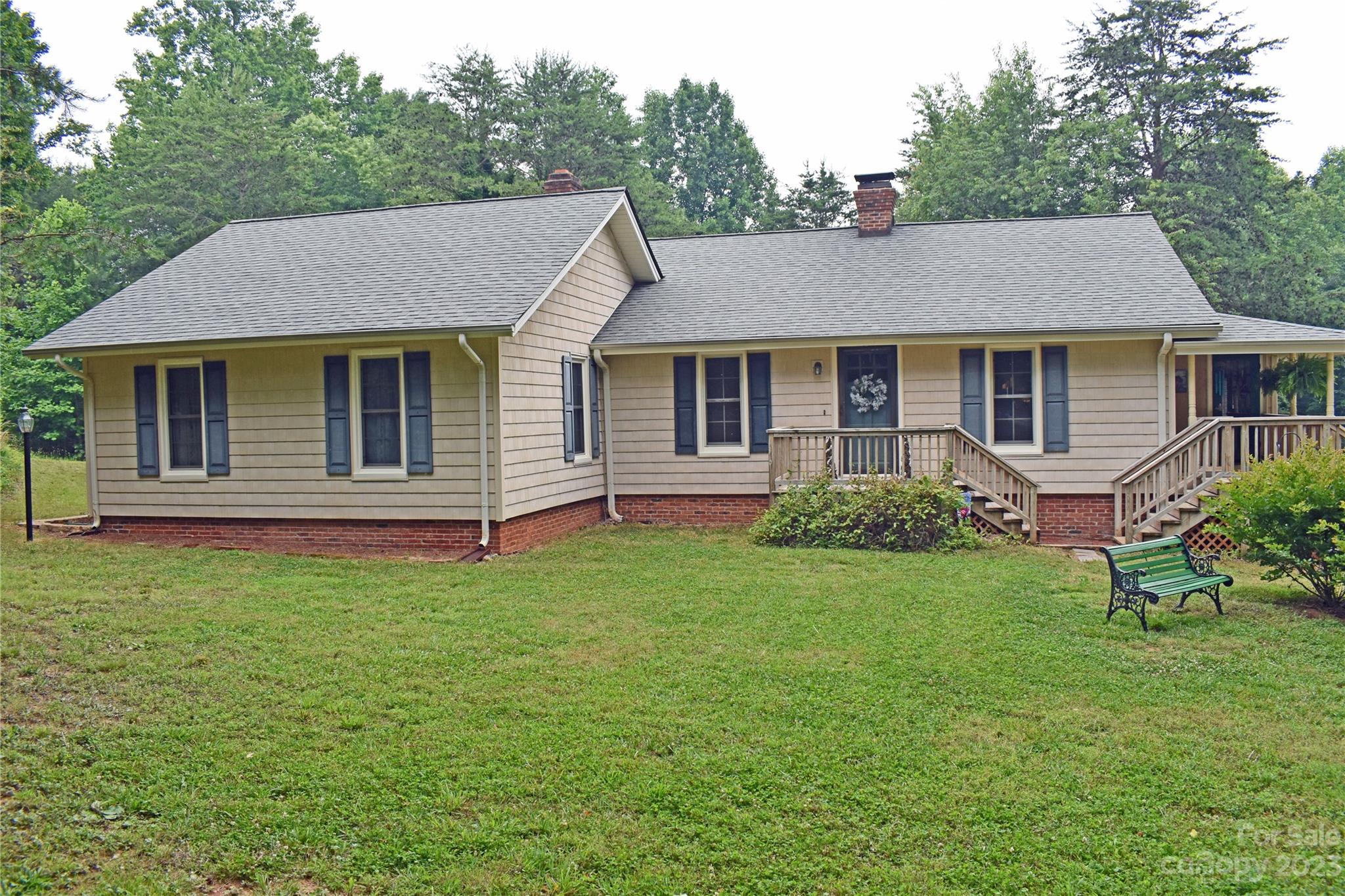 1151 Carpenters Grove Church Road Lawndale, NC 28090 - Photo 36 of 46 a view of a house with a backyard