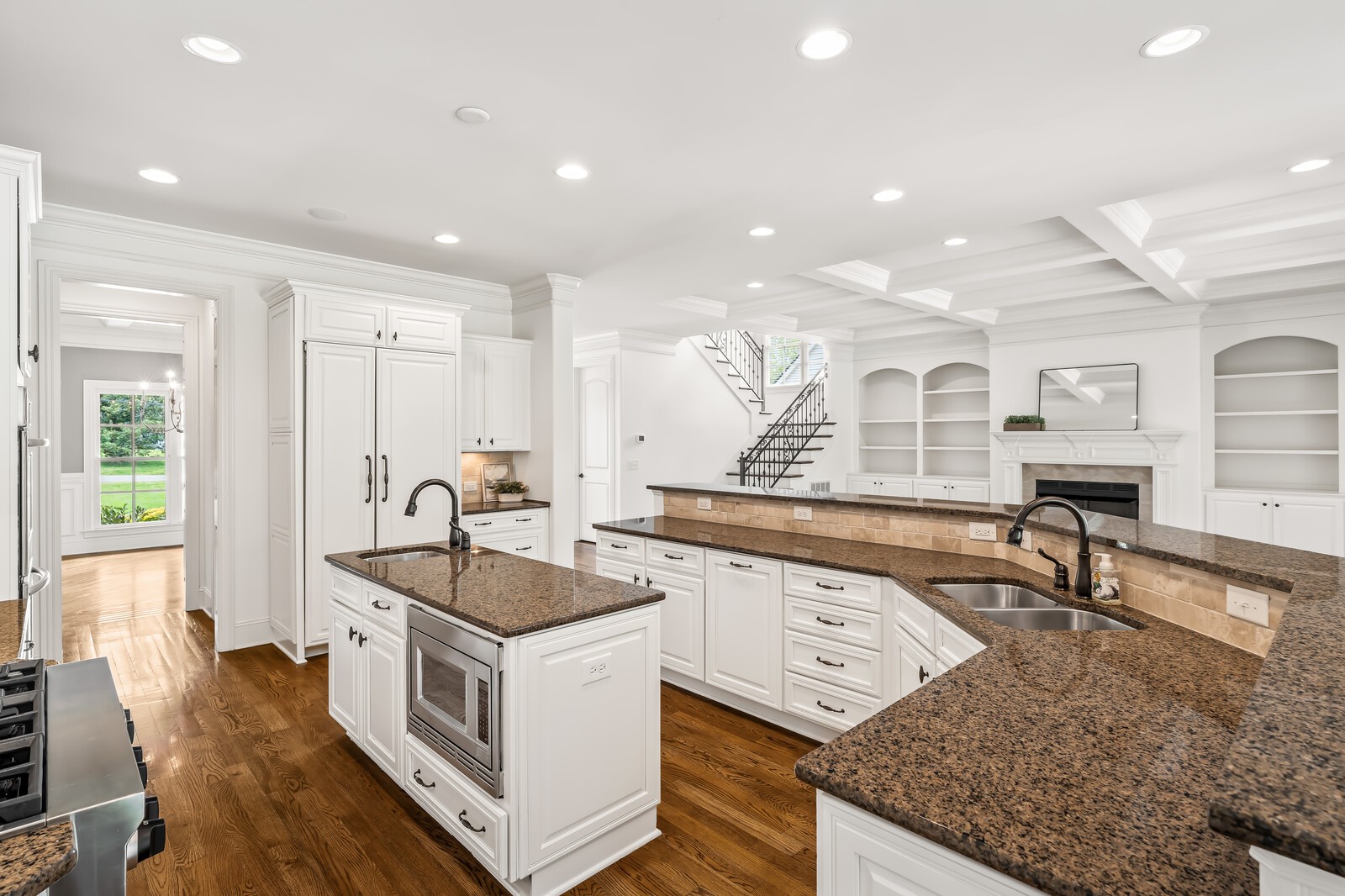 926 Evans Road Nashville, TN 37204 - Photo 15 of 53 a kitchen with stainless steel appliances granite countertop a sink and a wooden floors