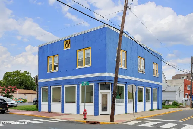 a view of a building with a window