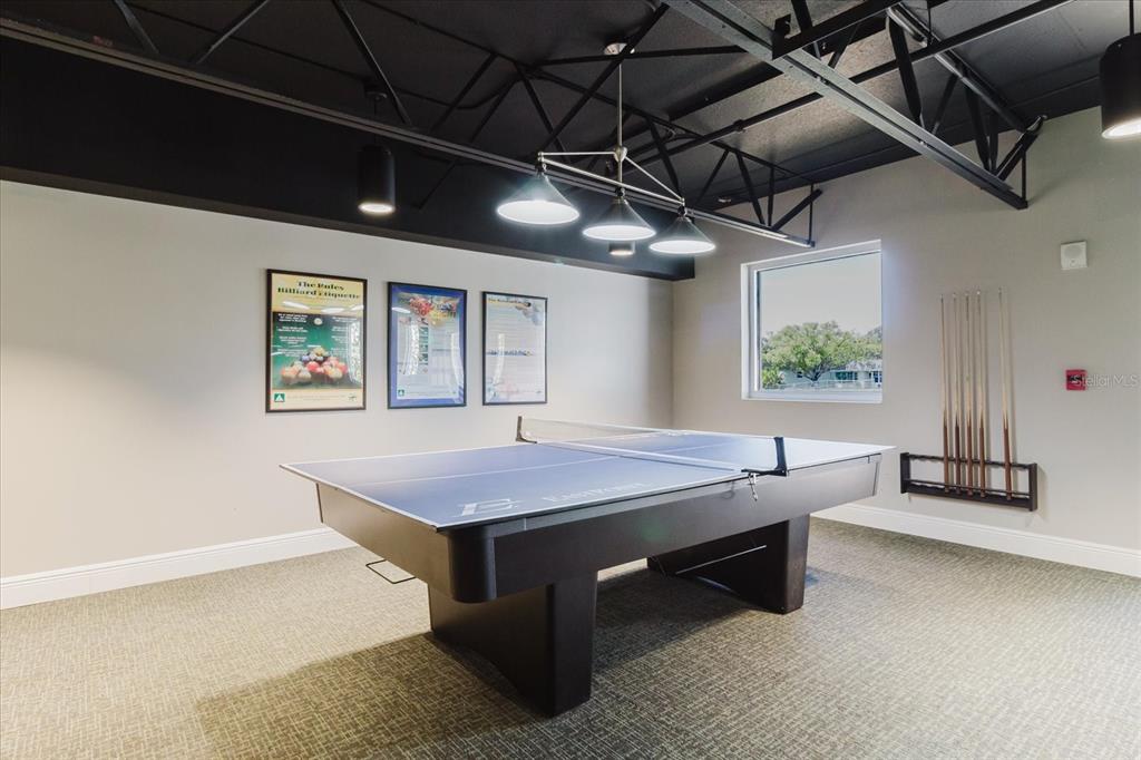 11521 Rose Tree Drive New Port Richey, FL 34654 - Photo 25 of 37 a room with pool table and windows