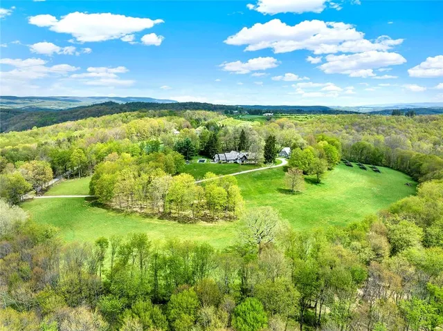 a view of yard with ocean view