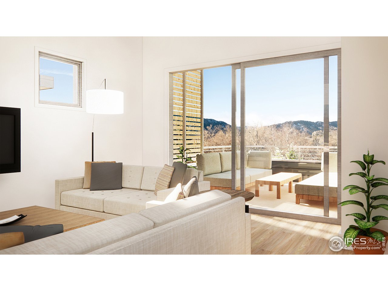 2160 Folsom Street Boulder, CO 80302 - Photo 5 of 8 a living room with furniture and a large window