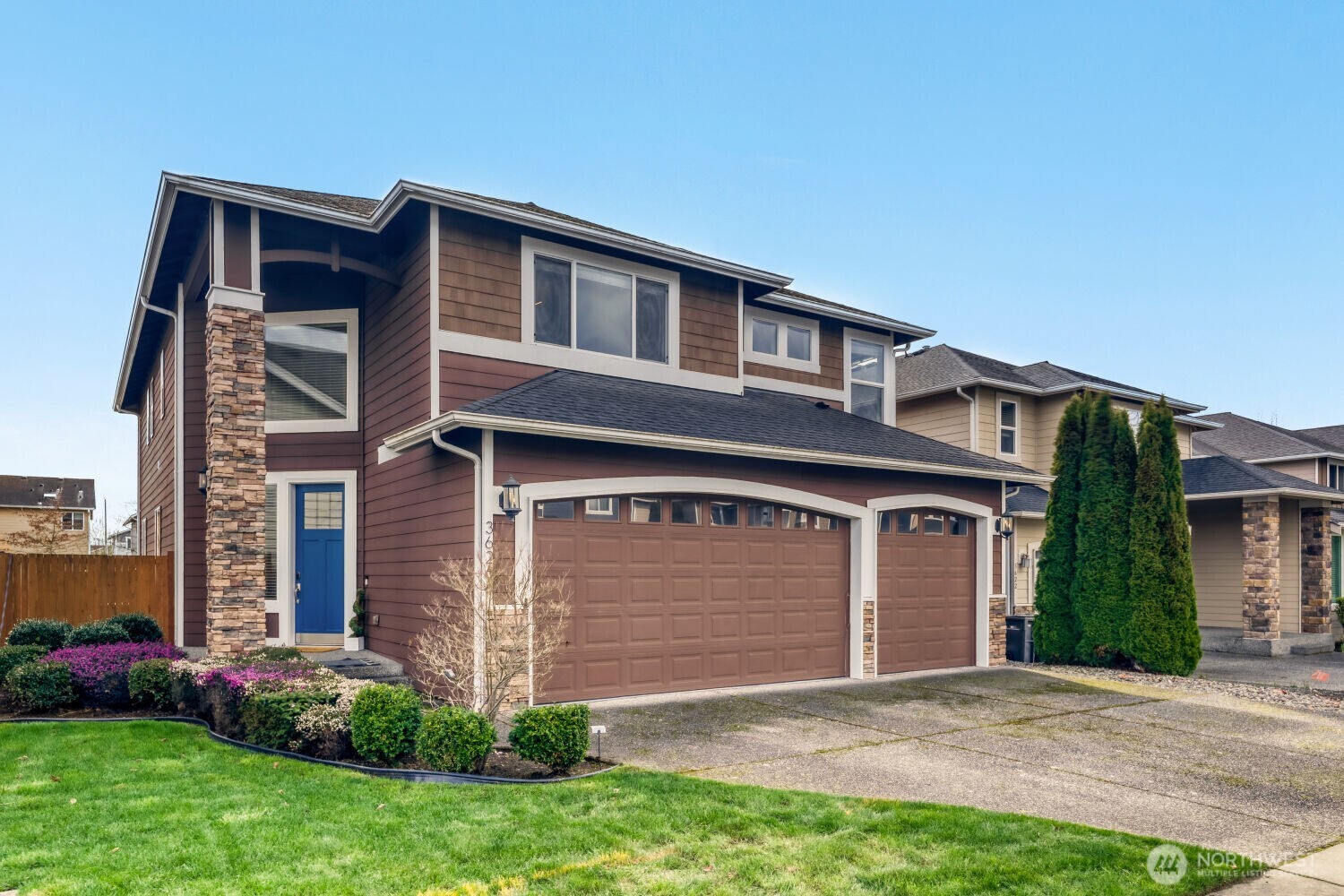 3626 222nd Place Southeast Bothell, WA 98021 - Photo 2 of 27 front view of a house with a yard