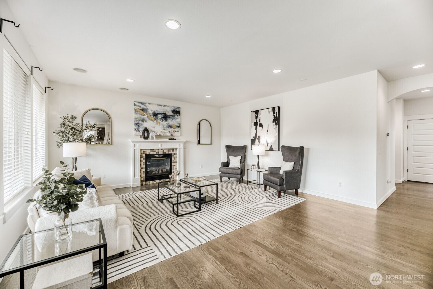 3626 222nd Place Southeast Bothell, WA 98021 - Photo 5 of 27 a living room with furniture fireplace and window