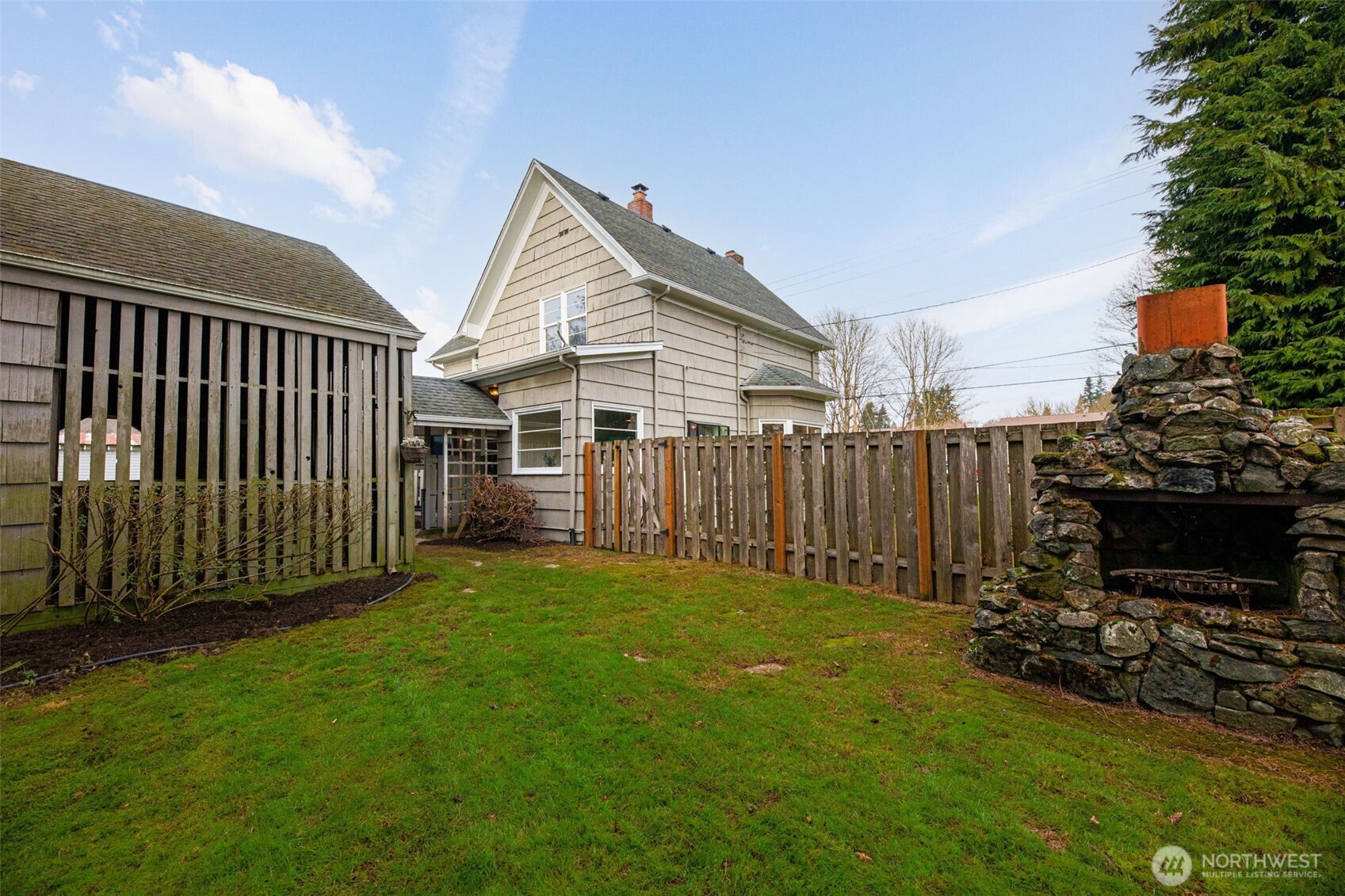217 6th Street Snohomish, WA 98290 - Photo 33 of 40 a view of a porch with a yard