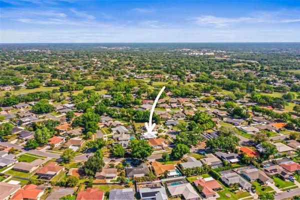 a view of city and mountain