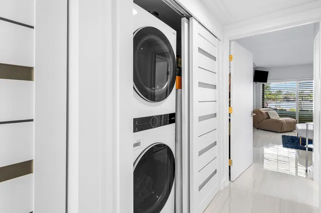 a view of a porch with furniture