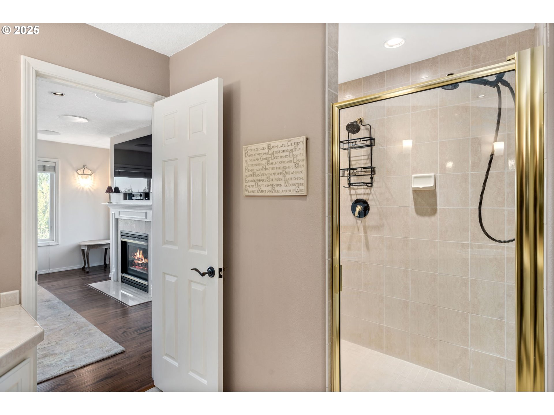 12176 Southwest Ames Lane Portland, OR 97224 - Photo 24 of 46 a bathroom with a shower and a sink