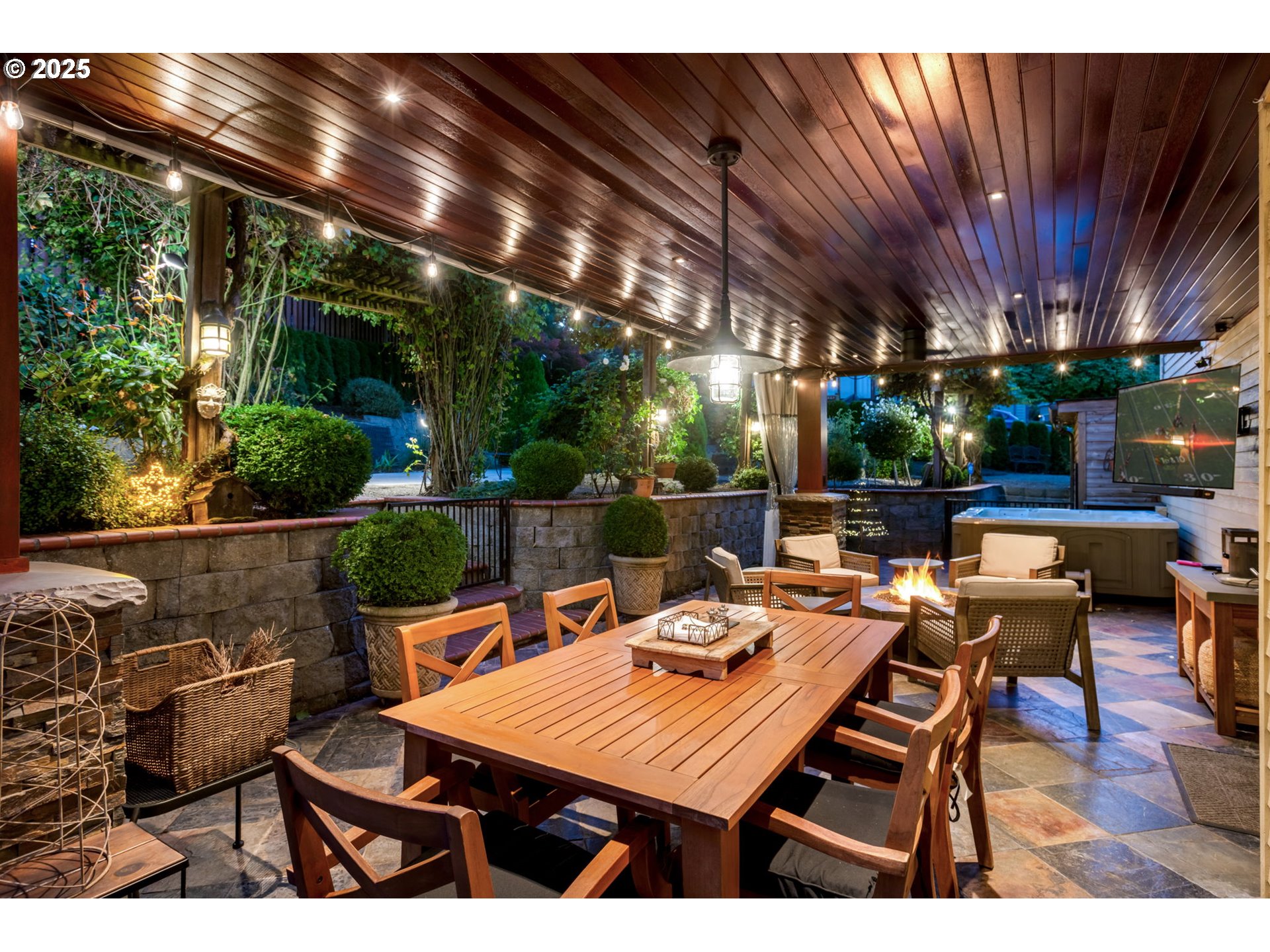 12176 Southwest Ames Lane Portland, OR 97224 - Photo 38 of 46 a view of a patio with a table and chairs