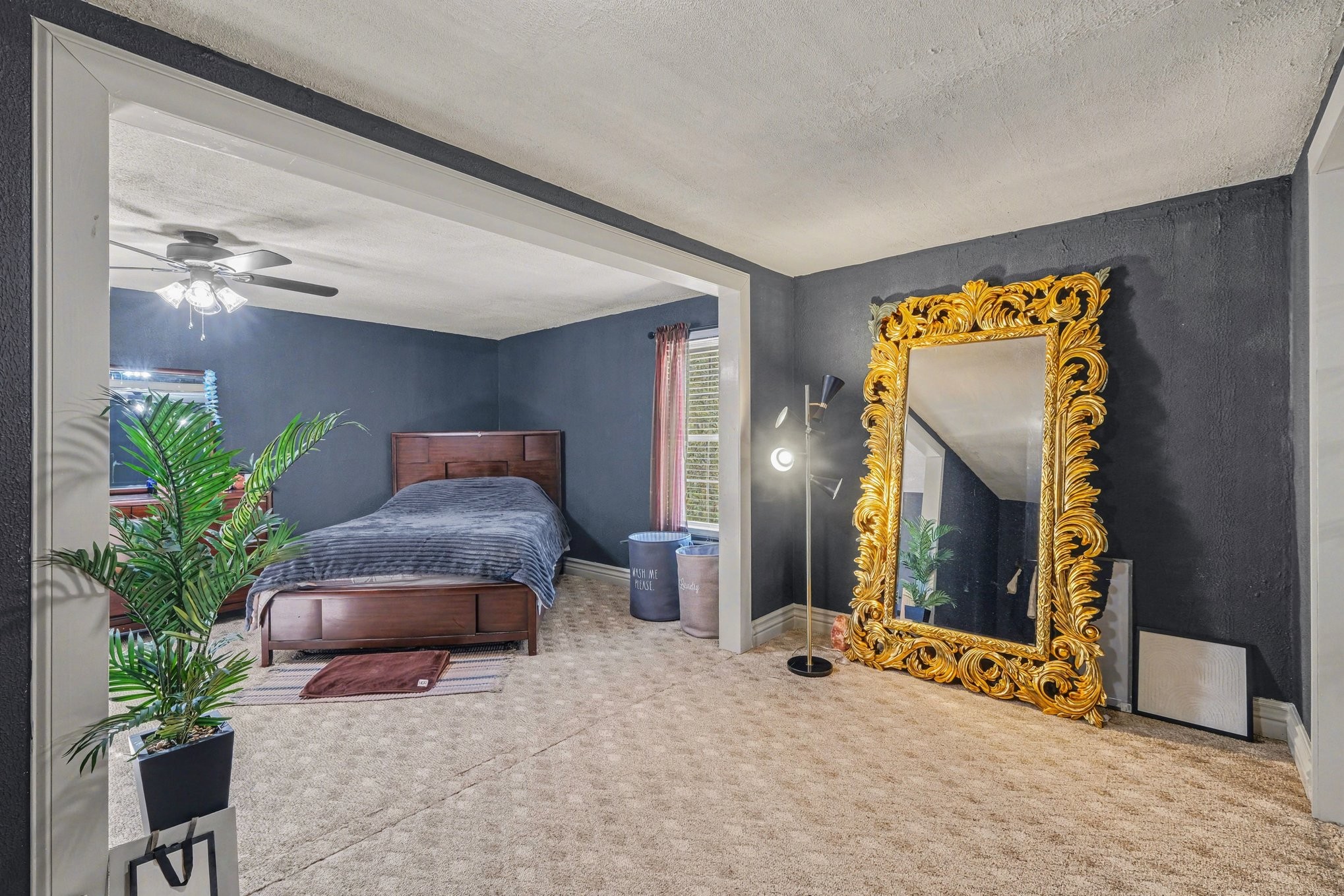 206 McKaig Road Murfreesboro, TN 37127 - Photo 24 of 36 a spacious bedroom with a bed and a potted plant