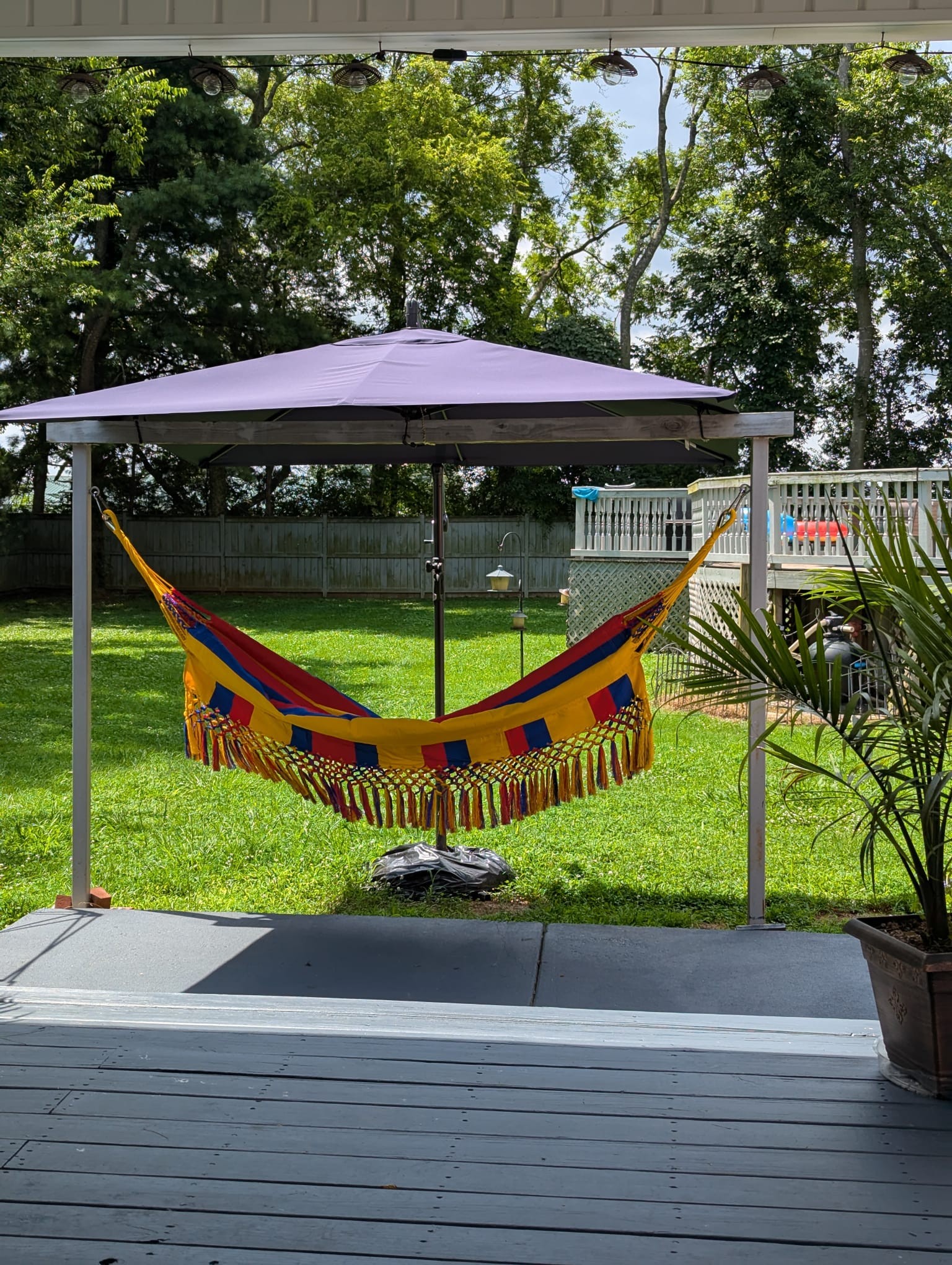 206 McKaig Road Murfreesboro, TN 37127 - Photo 34 of 36 a view of a wooden deck with a yard