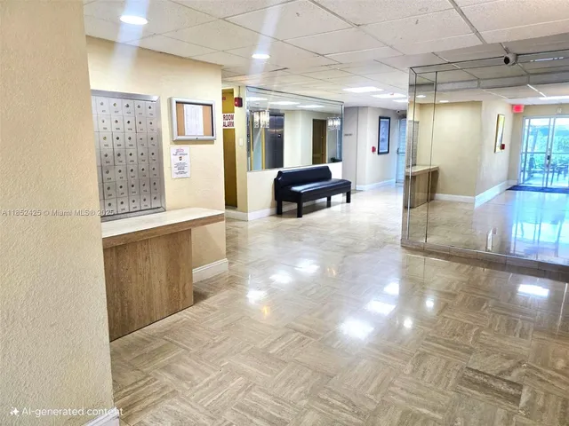 a view of an outdoor space and swimming pool