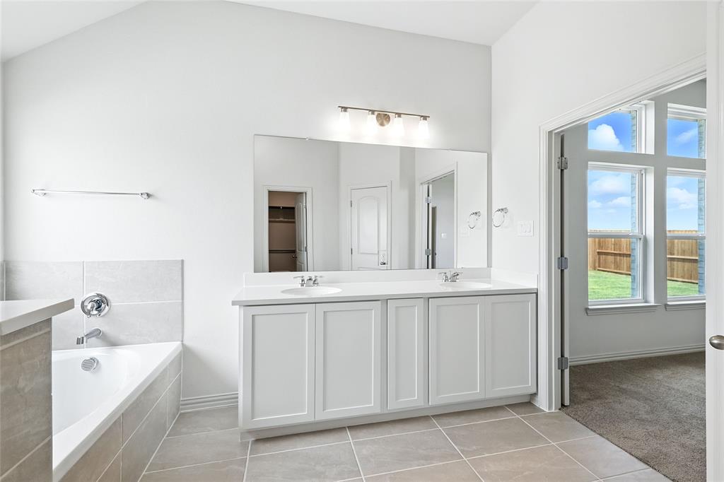 3704 Pitchfork Terrace Anna, TX 75409 - Photo 21 of 31 a spacious bathroom with a tub sink and mirror