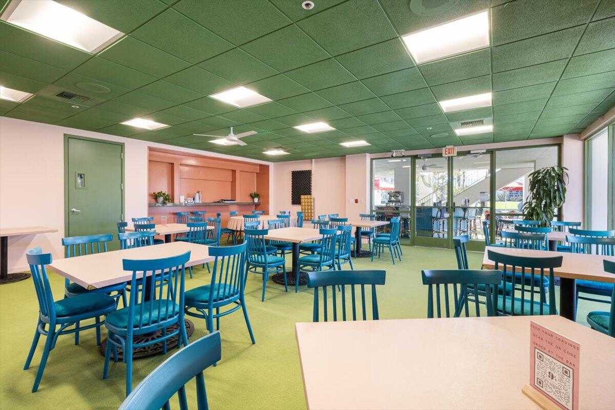 900 Island Drive, Unit 313 Rancho Mirage, CA 92270 - Photo 53 of 62 a view of a dining room with furniture window and outside view