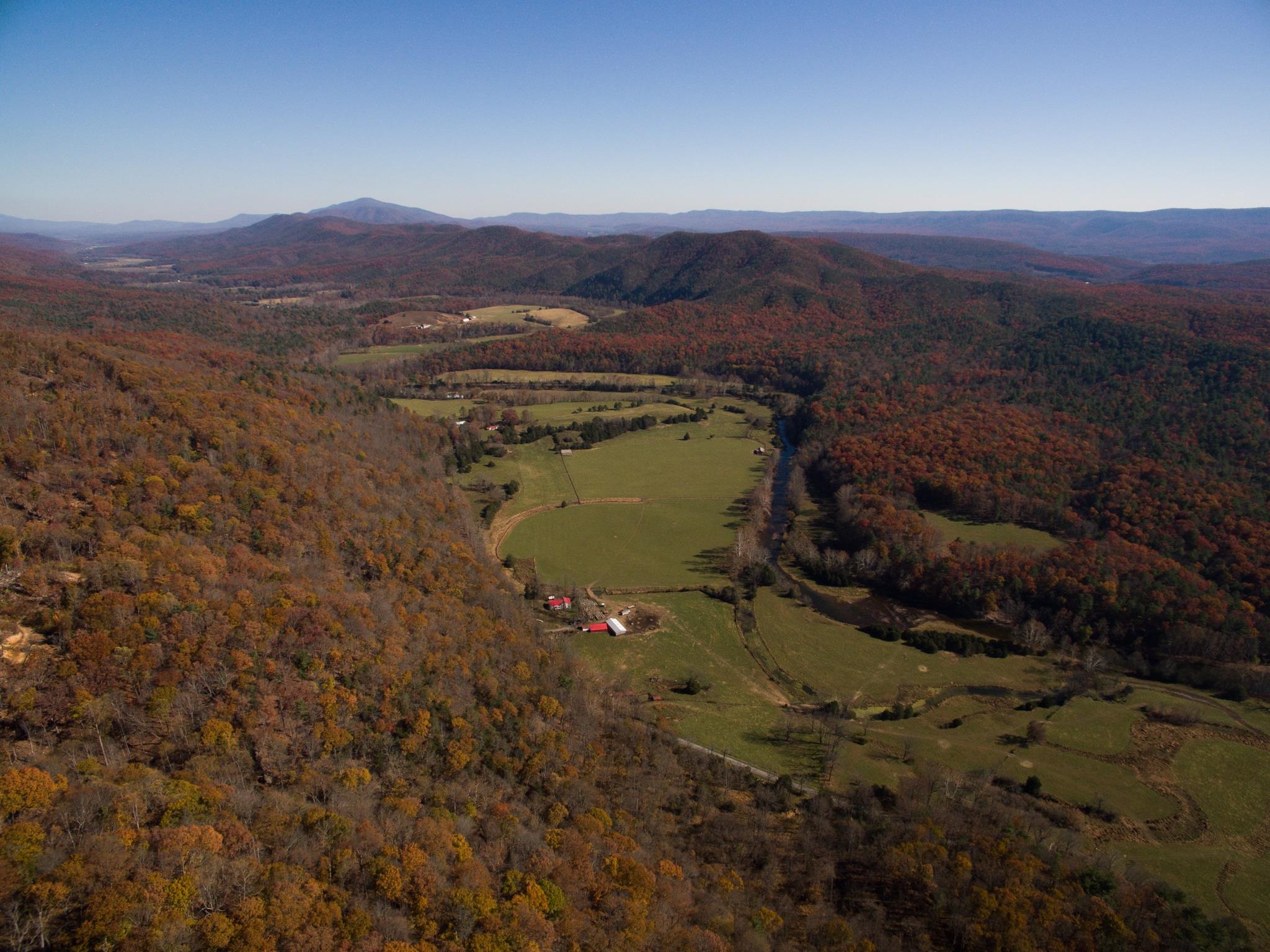 a view of lake with mountain