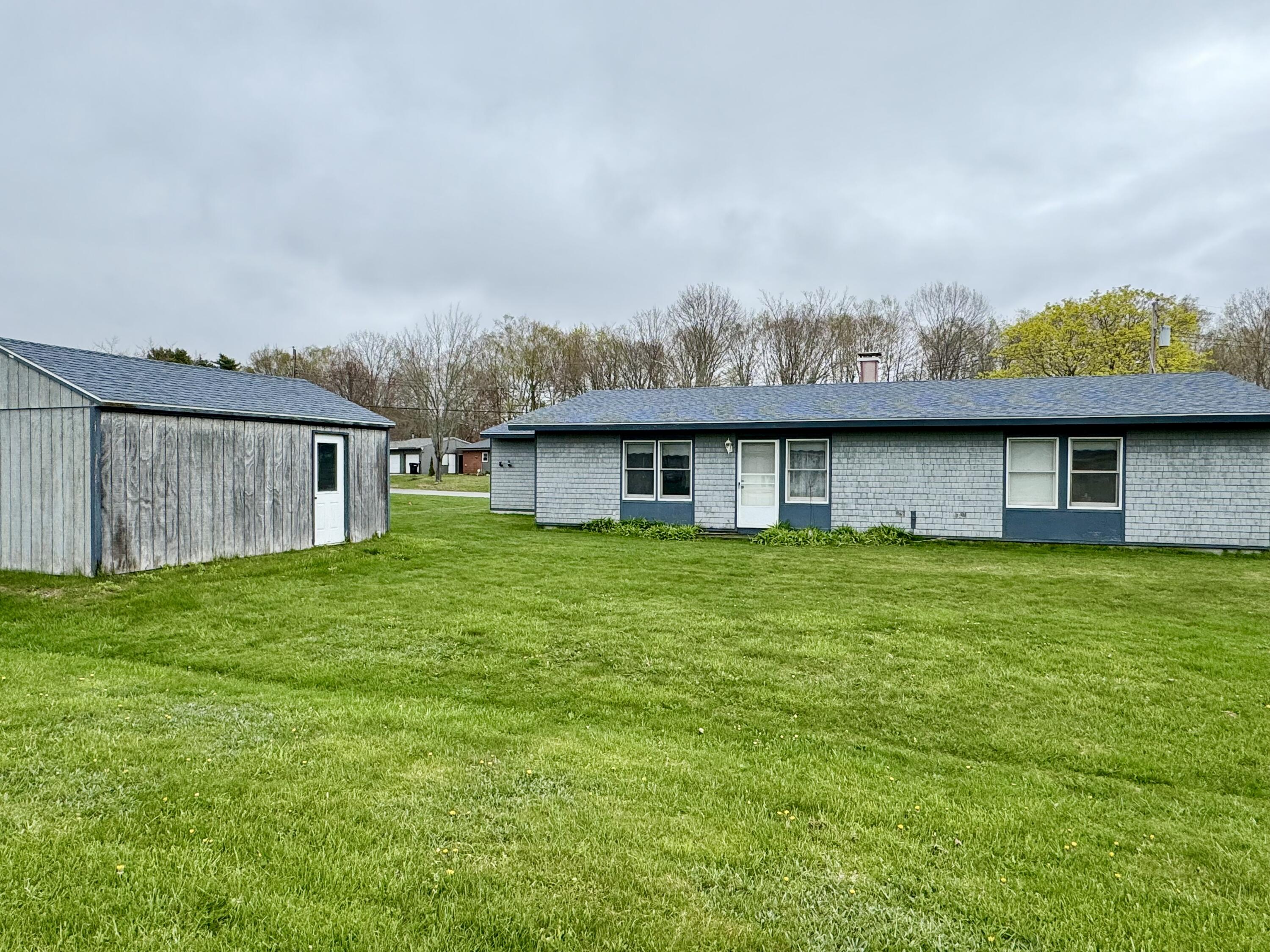 66 Randolph Drive Bangor, ME 04401 - Photo 36 of 42 Back View of Home and Second Garage