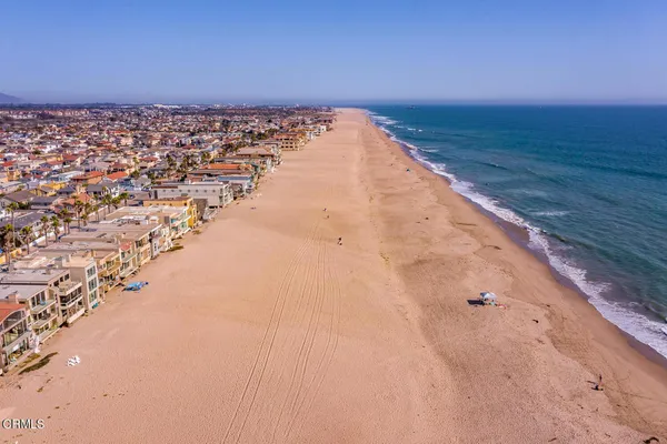 a view of an ocean beach