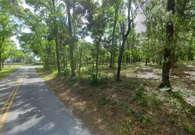 a view of outdoor space with trees