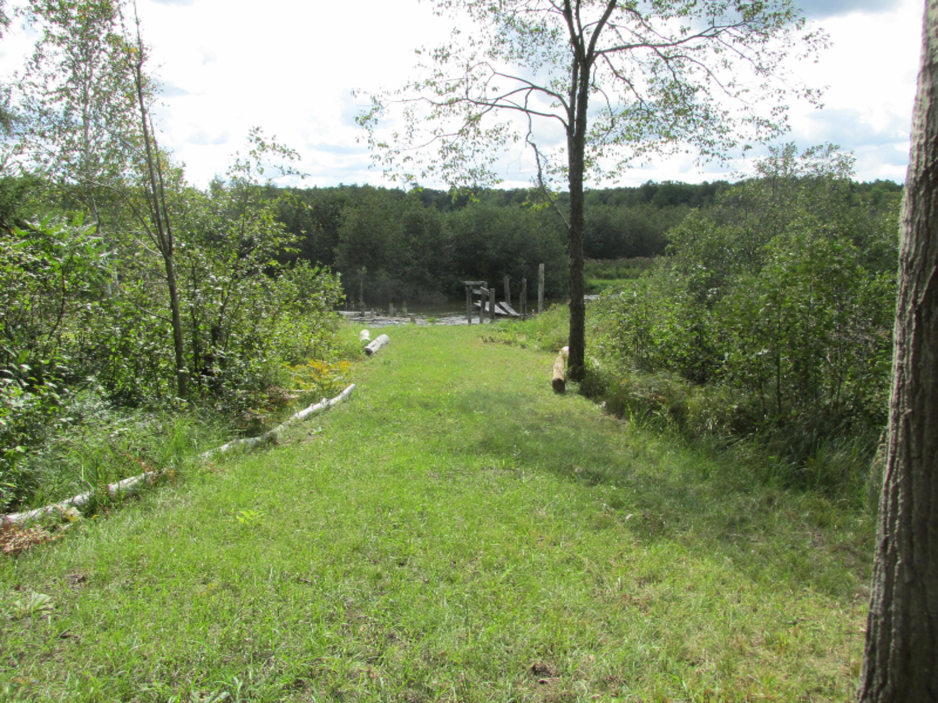 2141 Stronach Road Manistee, MI 49660 - Photo 38 of 41 private drive to river