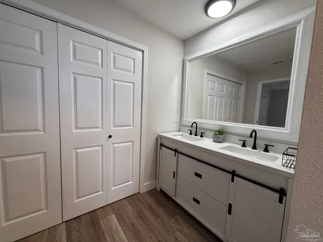 a view of backyard and tree