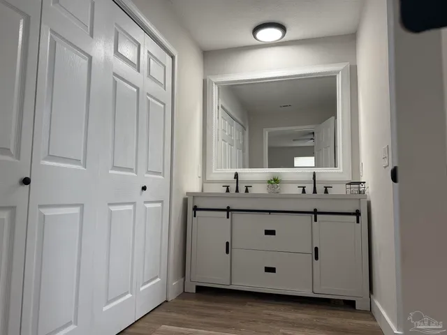 a view of a backyard of the house