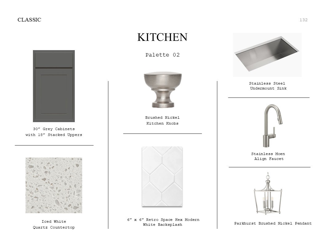 3214 Rios Court League City, TX 77573 - Photo 21 of 38 Classic Look Palette 2: Kitchen Selection Sheet (*Artist rendering used for illustration purposes only.)