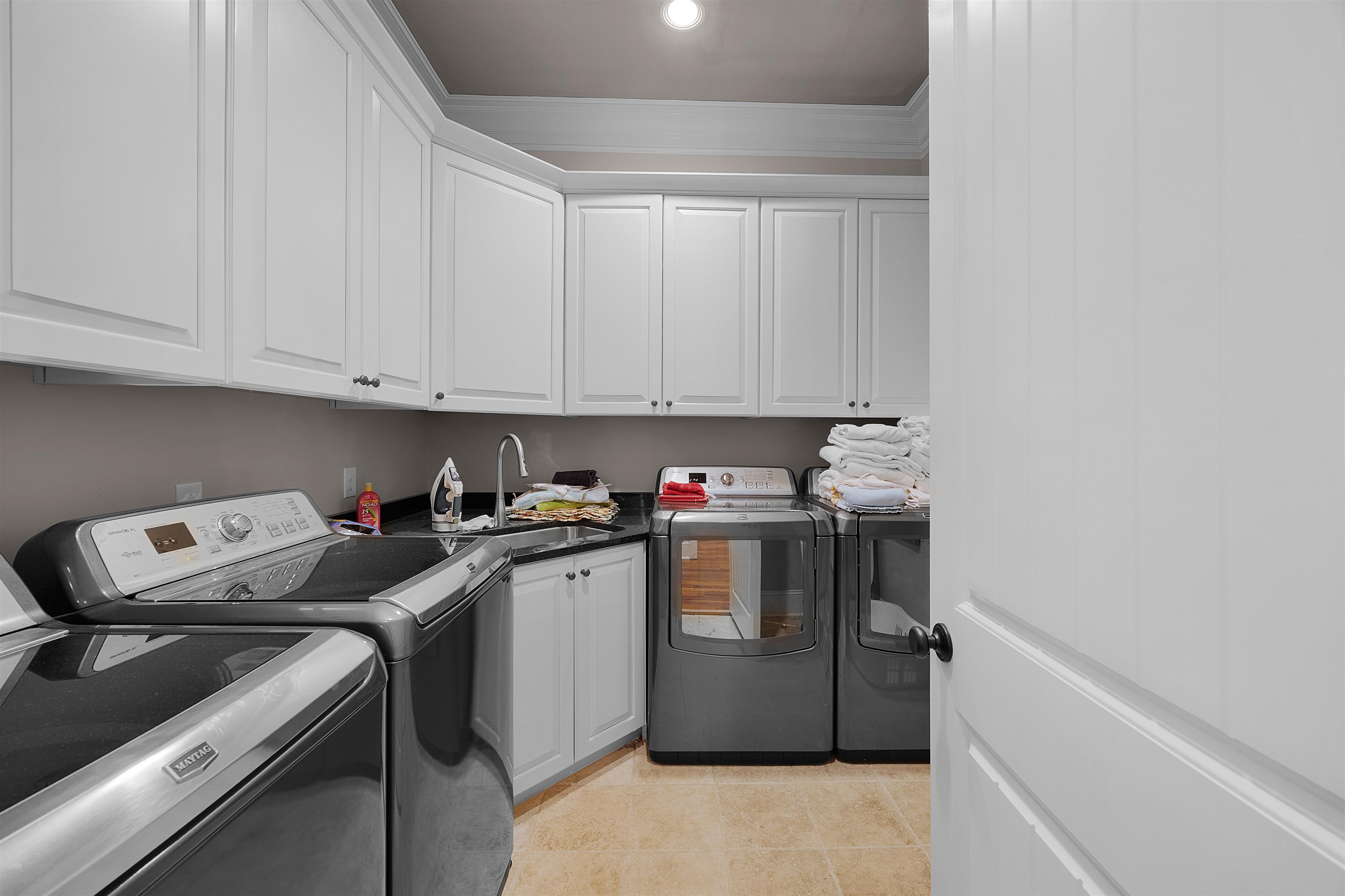 25 Caney Hollow Road Counce, TN 38326 - Photo 19 of 40 a utility room with dryer and washer