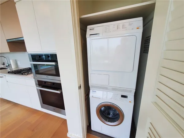 a view of kitchen and utility room